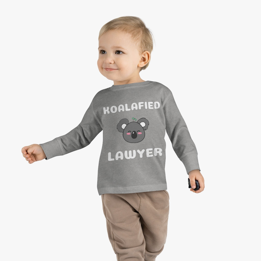 Koalafied Lawyer Toddler Long Sleeve Tee