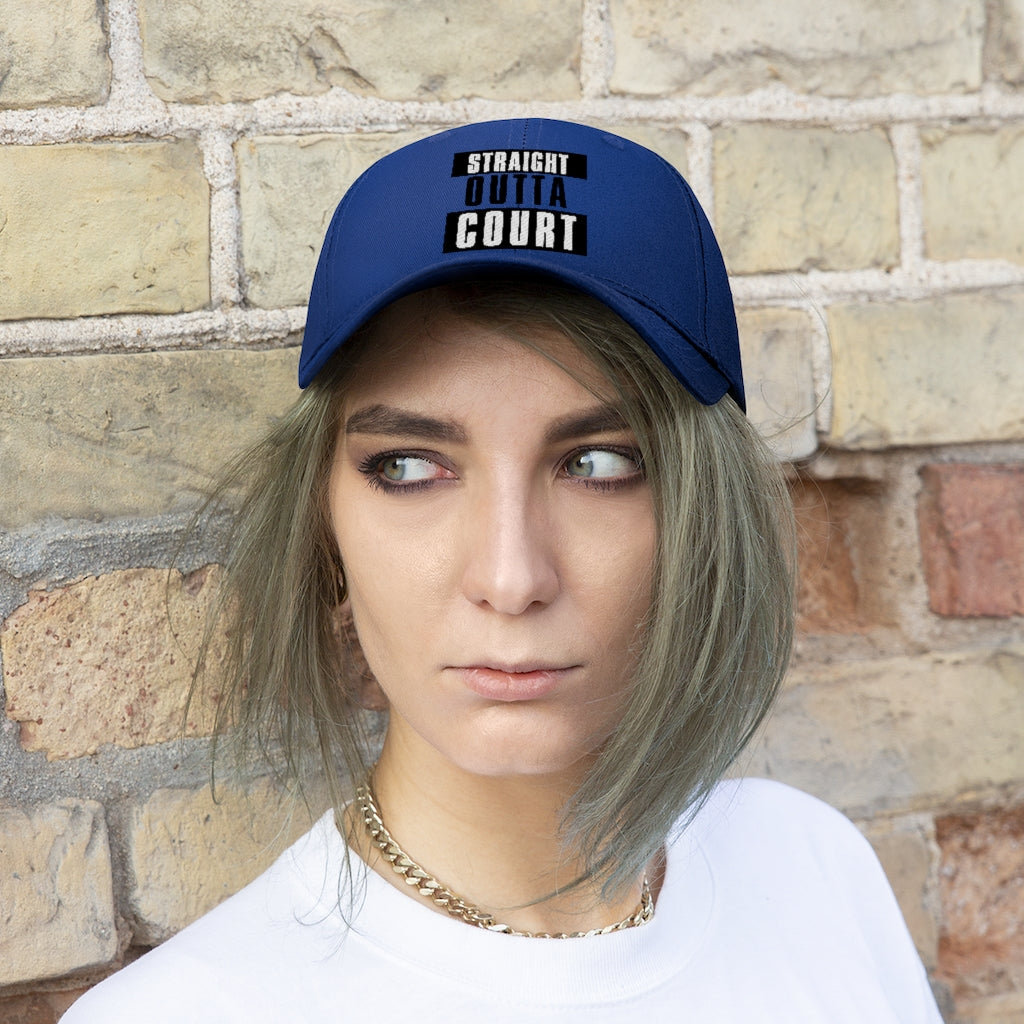 Straight Outta Court Unisex Twill Hat