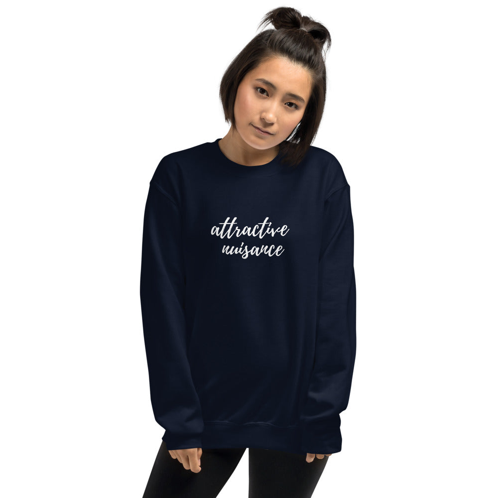 Lawyer Gift Sweatshirt - Attractive Nuisance - Unisex Sweater - The Legal Boutique