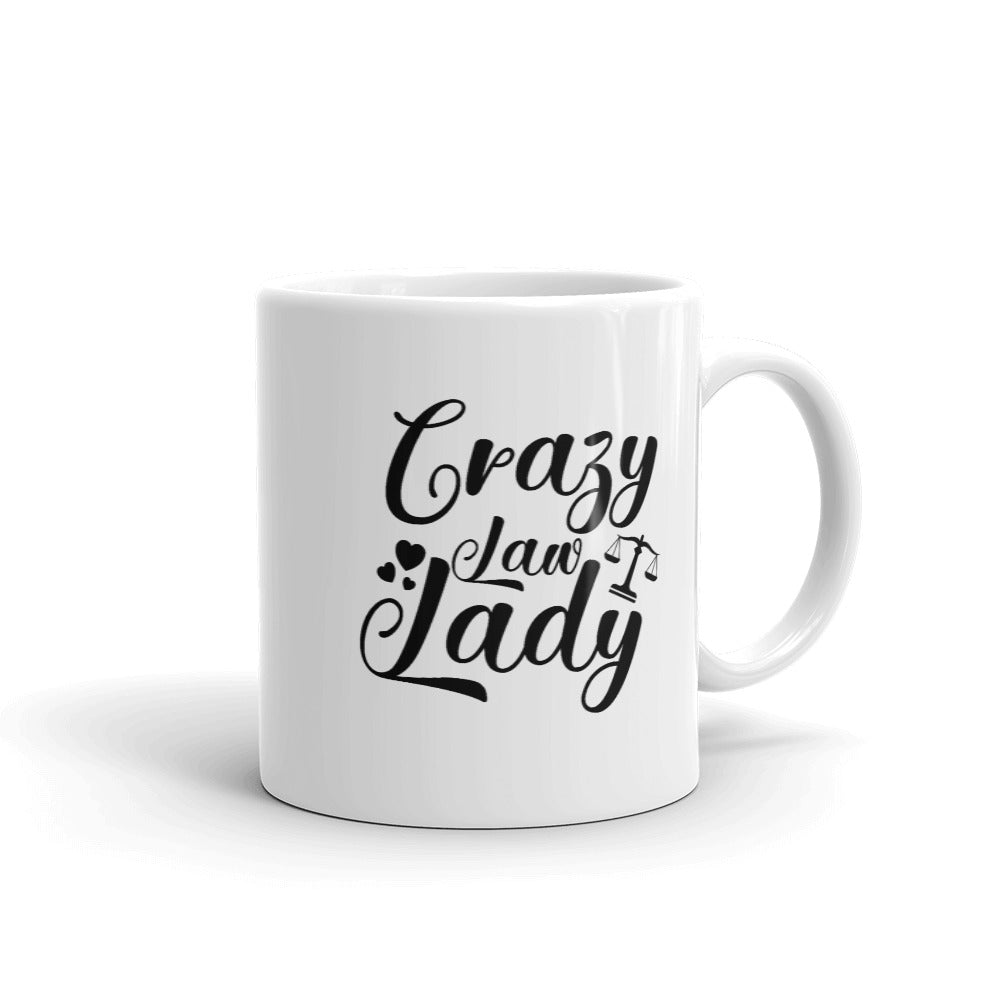 Crazy Law Lady Mug - The Legal Boutique