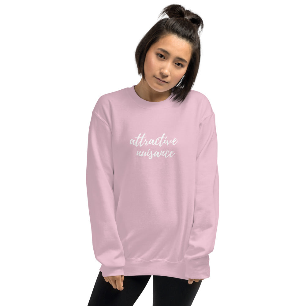 Lawyer Gift Sweatshirt - Attractive Nuisance - Unisex Sweater - The Legal Boutique