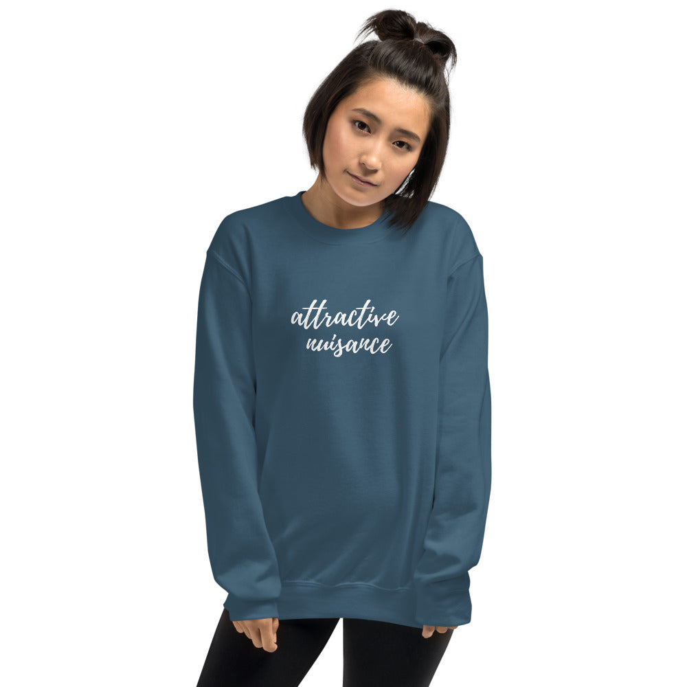 Lawyer Gift Sweatshirt - Attractive Nuisance - Unisex Sweater - The Legal Boutique