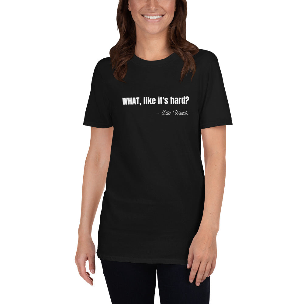 New Lawyer Gift Shirt - Elle Woods Legally Blonde White - Unisex Short-Sleeve T-Shirt - The Legal Boutique