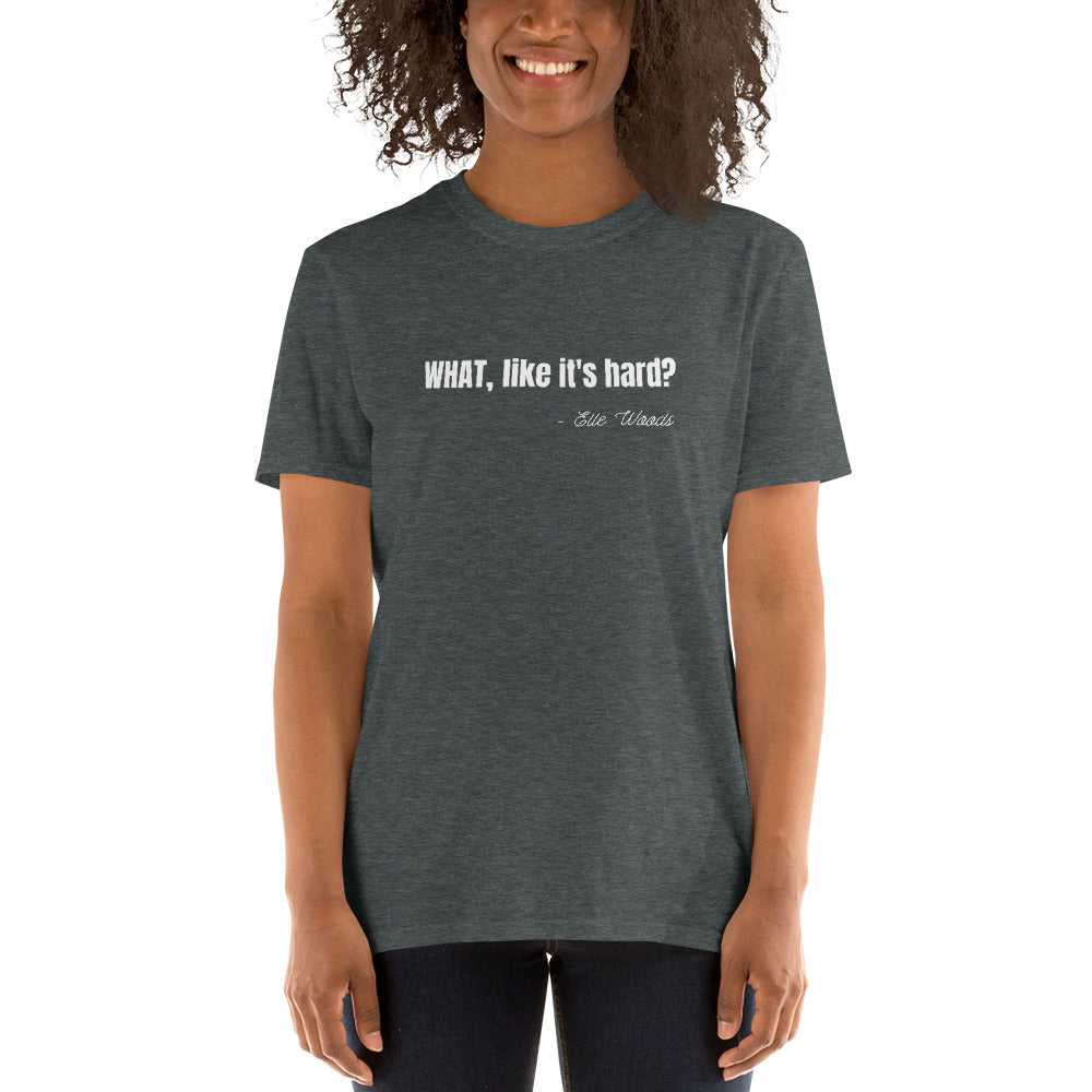 New Lawyer Gift Shirt - Elle Woods Legally Blonde White - Unisex Short-Sleeve T-Shirt - The Legal Boutique