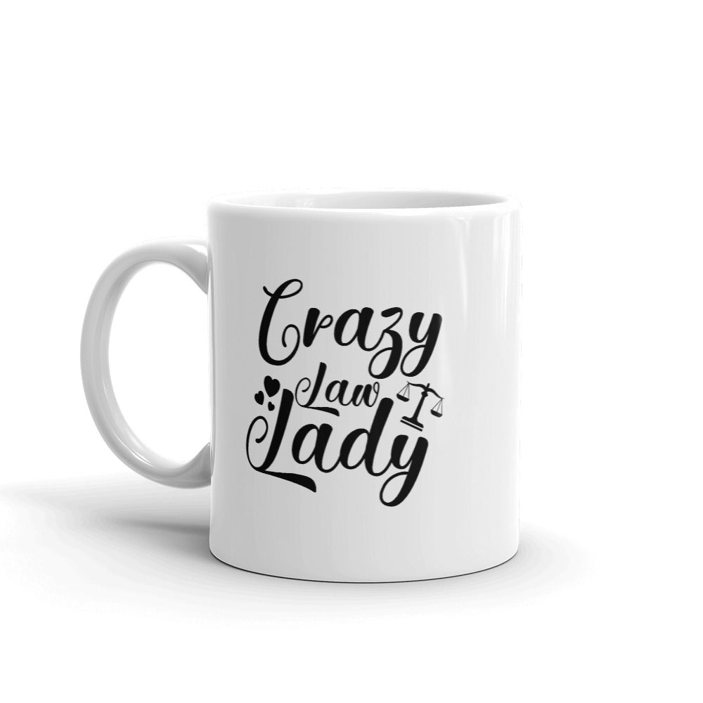 Crazy Law Lady Mug - The Legal Boutique