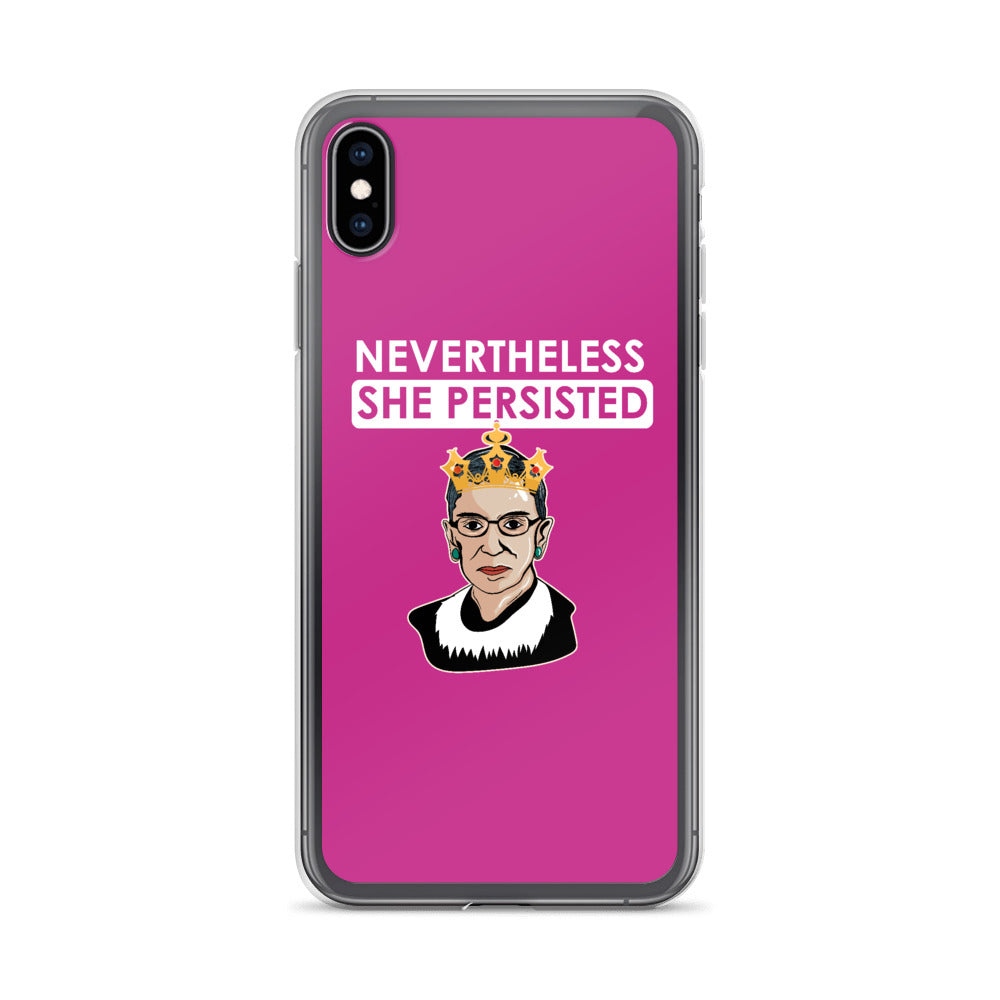 New Lawyer Gift - Nevertheless She Persisted RBG - iPhone Case - The Legal Boutique