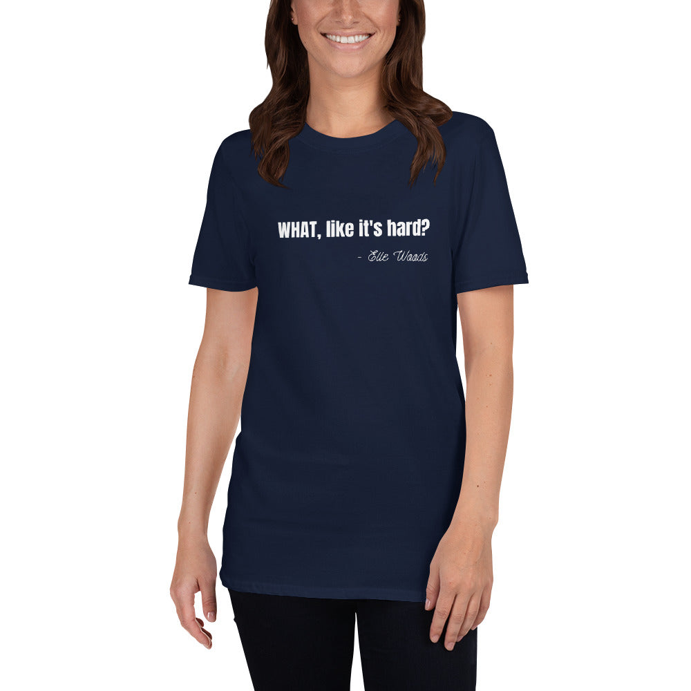 New Lawyer Gift Shirt - Elle Woods Legally Blonde White - Unisex Short-Sleeve T-Shirt - The Legal Boutique