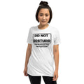Law Student T Shirt - Do Not Disturb Bar Exam Black - Premium Unisex Short Sleeve Shirt - The Legal Boutique