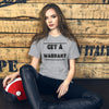 Law Student T Shirt - Get A Warrant Black - Unisex Short Sleeve Shirt - The Legal Boutique