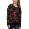 Santa's Favorite Attorney All-Over Ugly Christmas Sweater - The Legal Boutique