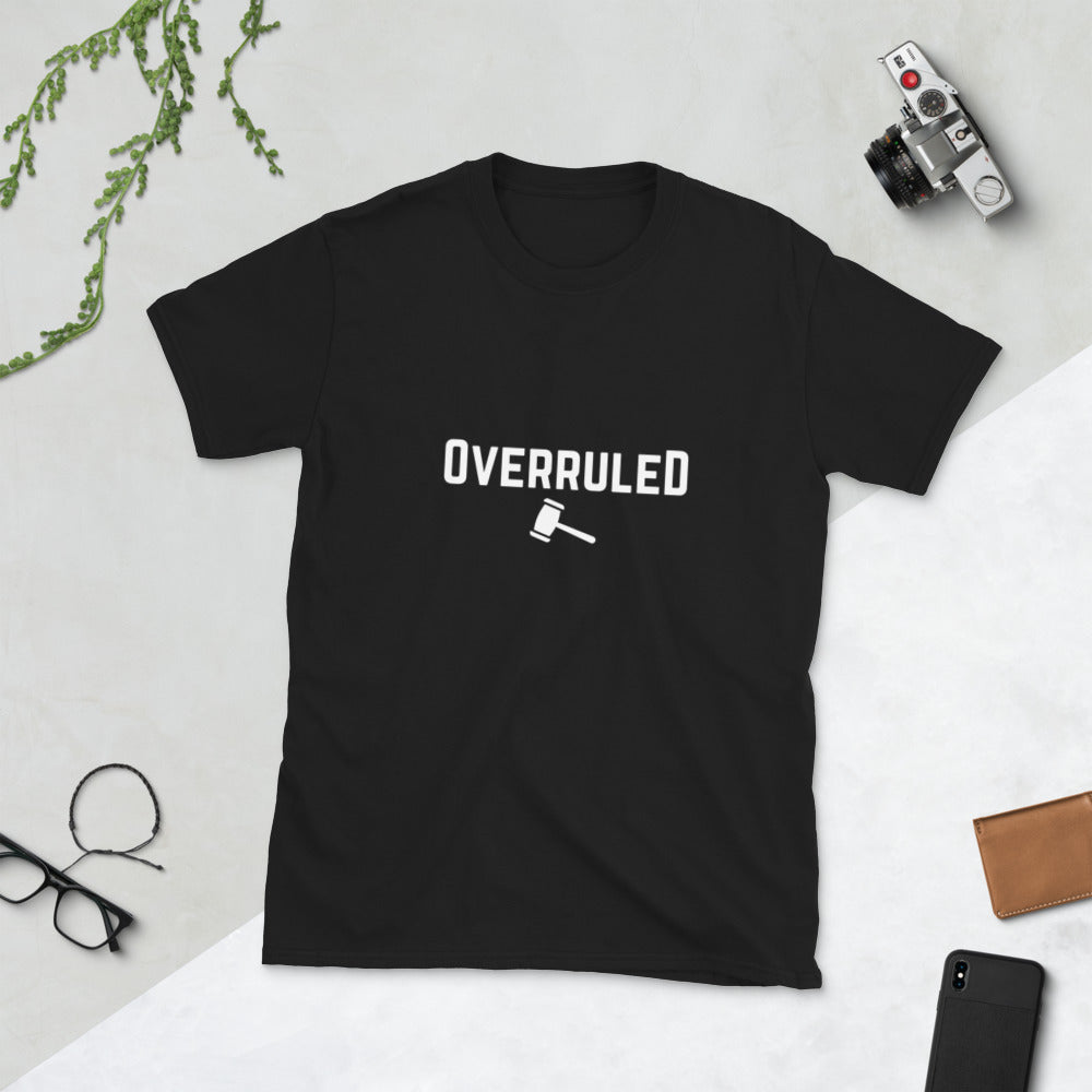 Lawyer T Shirt - Overruled White - Premium Unisex Short Sleeve Shirt - The Legal Boutique