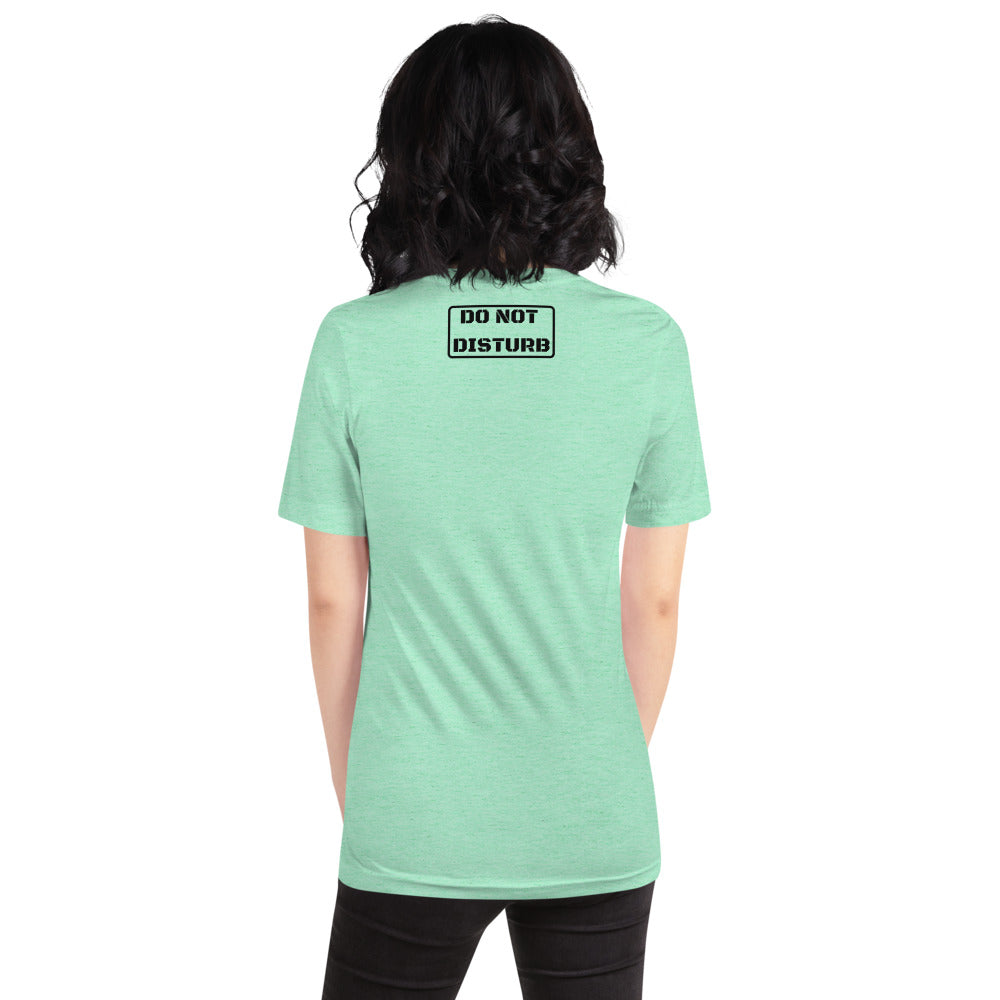 Law School Gift Shirt - Do Not Disturb Bar Exam Black - Unisex Short Sleeve T Shirt - The Legal Boutique