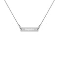 Engraved Silver Bar ESQUIRE Necklace - The Legal Boutique