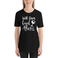 Law Student T Shirt - Legal Advice for Wine White - Unisex Short Sleeve Shirt - The Legal Boutique