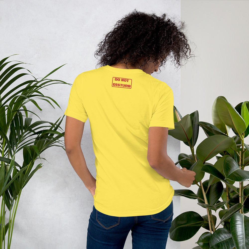 Law Student T Shirt - Do Not Disturb Bar Exam Red - Unisex Short Sleeve Shirt - The Legal Boutique