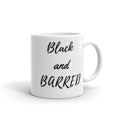 Lawyer Gift Mug - Black and Barred - Ceramic Coffee Mug - The Legal Boutique