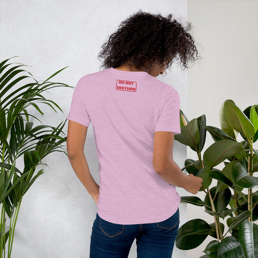 Law Student T Shirt - Do Not Disturb Bar Exam Red - Unisex Short Sleeve Shirt - The Legal Boutique