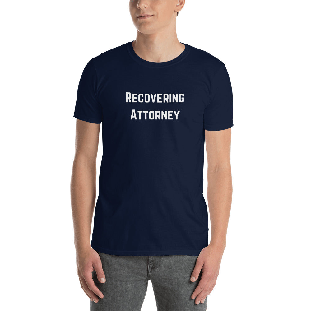 Law School Gift T Shirt - Recovering Attorney - Premium Unisex Short Sleeve Shirt - The Legal Boutique