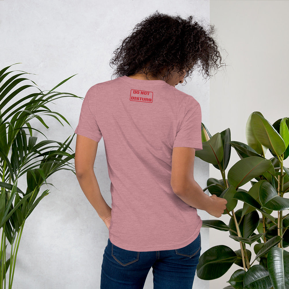 Law Student T Shirt - Do Not Disturb Bar Exam Red - Unisex Short Sleeve Shirt - The Legal Boutique