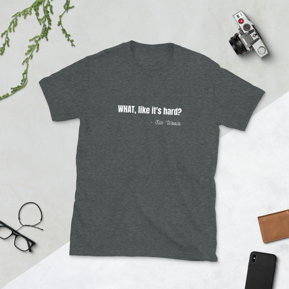 New Lawyer Gift Shirt - Elle Woods Legally Blonde White - Unisex Short-Sleeve T-Shirt - The Legal Boutique