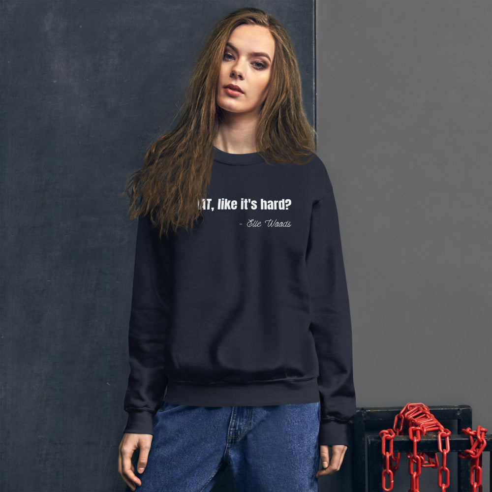 Lawyer Sweater - Elle Woods Legally Blonde - Unisex Long Sleeve Pull Over - The Legal Boutique