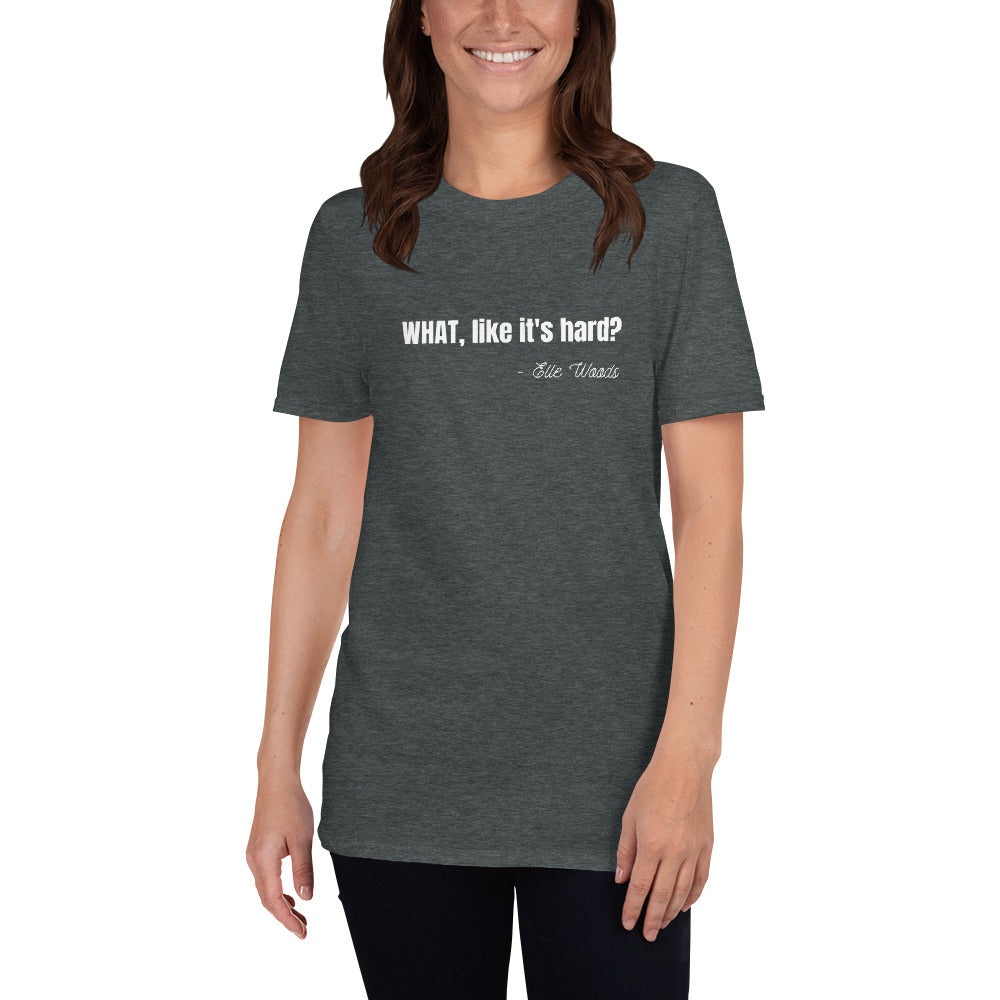 New Lawyer Gift Shirt - Elle Woods Legally Blonde White - Unisex Short-Sleeve T-Shirt - The Legal Boutique
