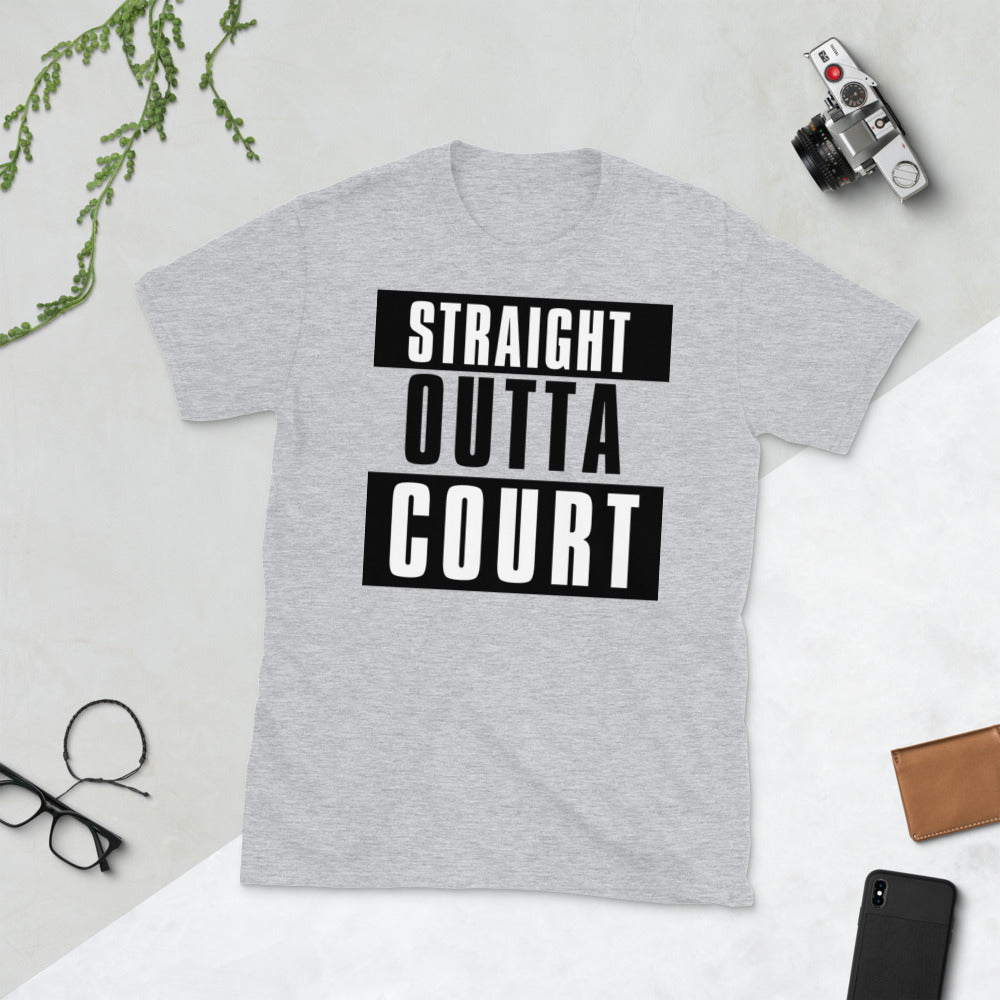 Attorney T Shirt Gift - Straight Outta Court - Premium Unisex Short Sleeve Shirt - The Legal Boutique