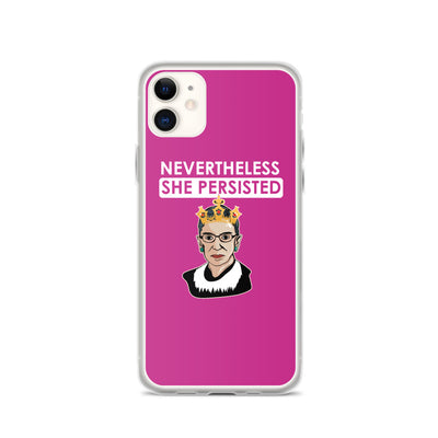 New Lawyer Gift - Nevertheless She Persisted RBG - iPhone Case - The Legal Boutique