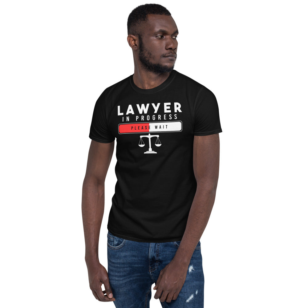 Law School T Shirt - Lawyer In Progress - Unisex Short Sleeve Shirt - The Legal Boutique