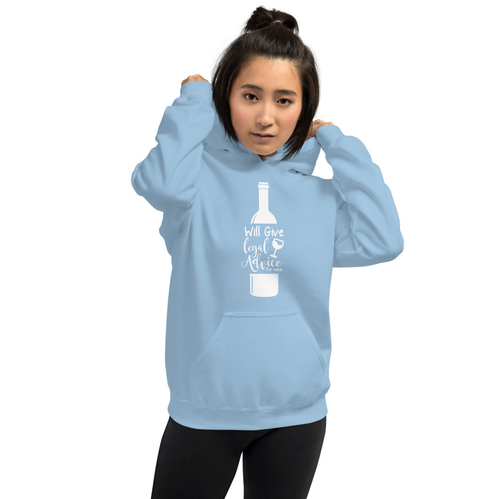 Attorney Gift Sweater - Legal Advice for Wine White - Unisex Hoodie Sweatshirt - The Legal Boutique