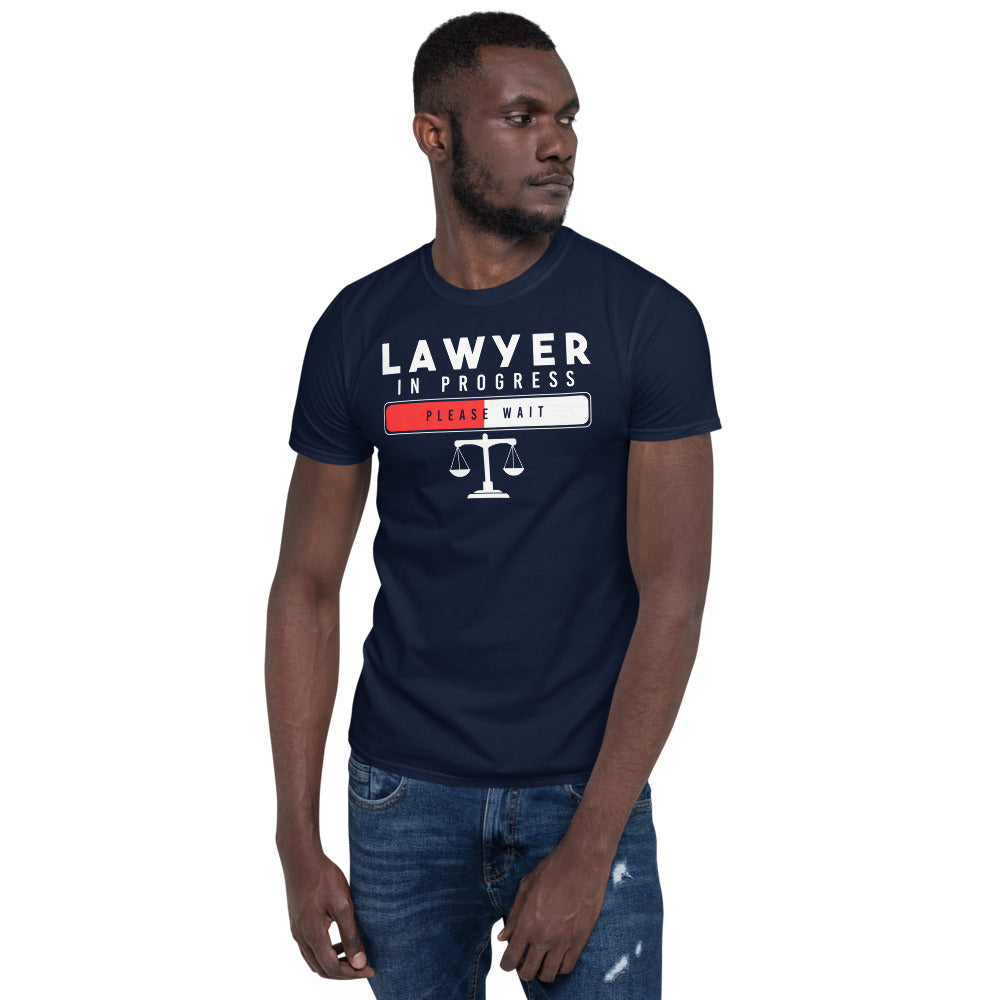 Law School T Shirt - Lawyer In Progress - Unisex Short Sleeve Shirt - The Legal Boutique