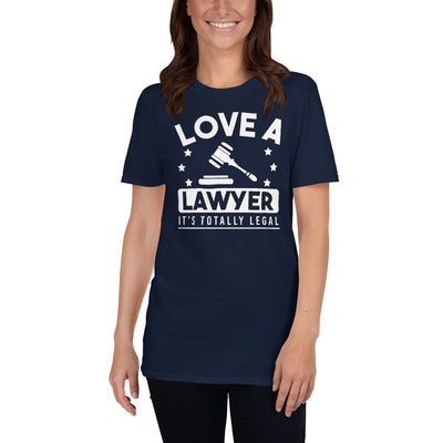 Attorney T Shirt Gift - Love A Lawyer - Premium Unisex Short Sleeve Shirt - The Legal Boutique