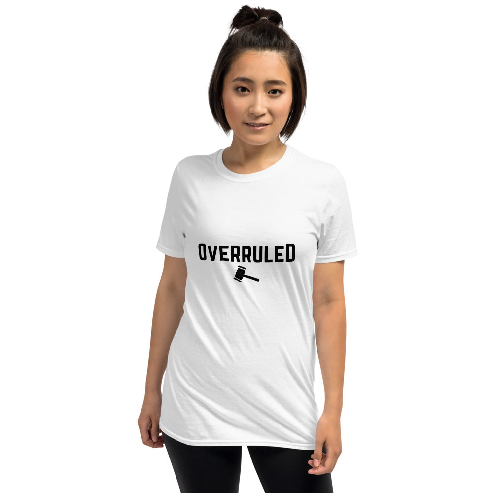 Attorney T Shirt - Overruled Black - Premium Unisex Short Sleeve Shirt - The Legal Boutique