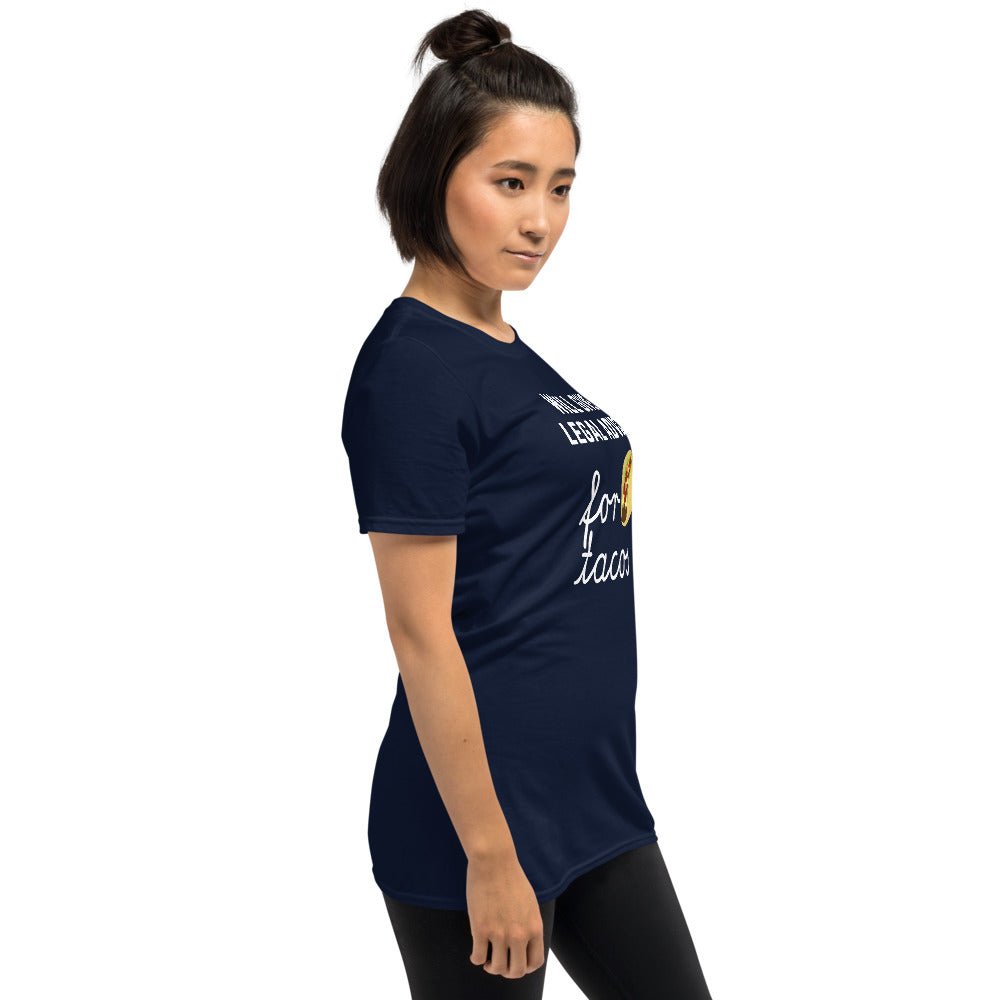 Will Give Legal Advice for Tacos White - Short-Sleeve Unisex T-Shirt - The Legal Boutique
