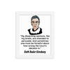Framed Poster - I Dissent Ginsburg - Lawyer Gift - The Legal Boutique