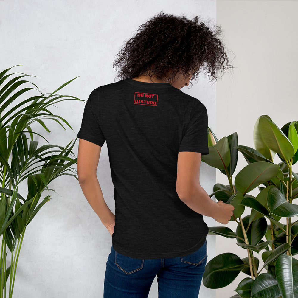 Law Student T Shirt - Do Not Disturb Bar Exam Red - Unisex Short Sleeve Shirt - The Legal Boutique