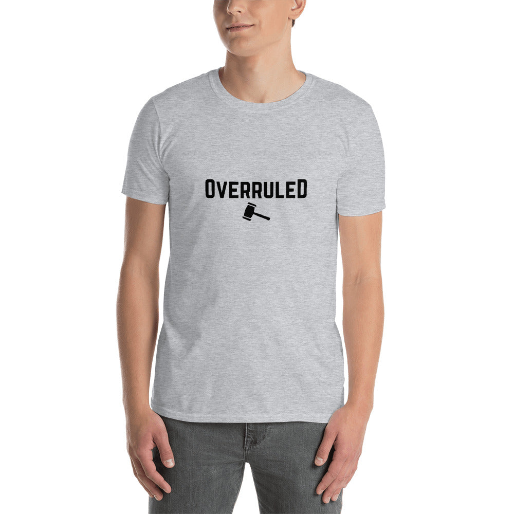Attorney T Shirt - Overruled Black - Premium Unisex Short Sleeve Shirt - The Legal Boutique