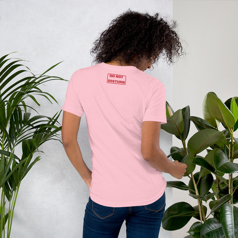 Law Student T Shirt - Do Not Disturb Bar Exam Red - Unisex Short Sleeve Shirt - The Legal Boutique