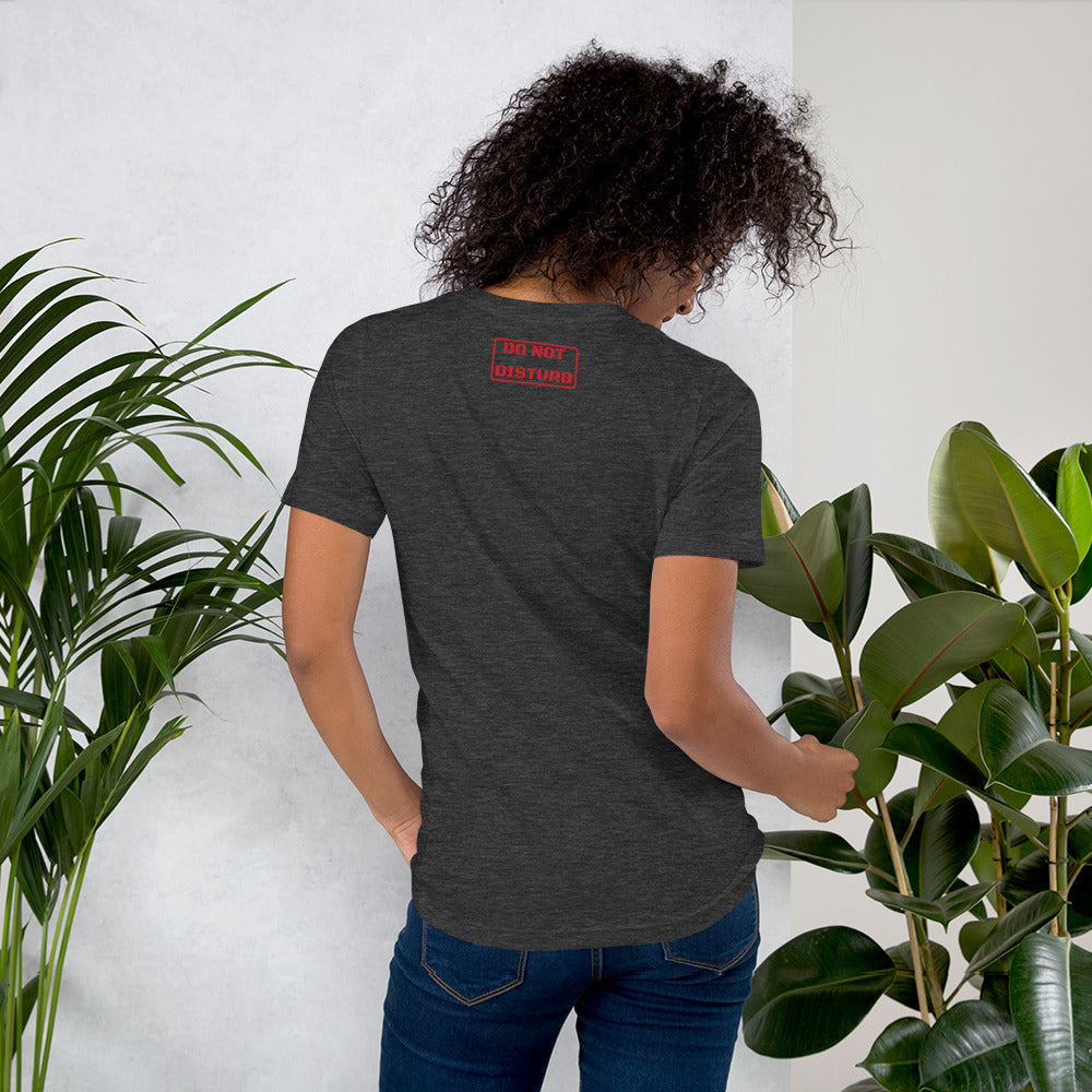 Law Student T Shirt - Do Not Disturb Bar Exam Red - Unisex Short Sleeve Shirt - The Legal Boutique
