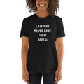 Lawyers Never Lose Their Appeal White Unisex T-Shirt - The Legal Boutique