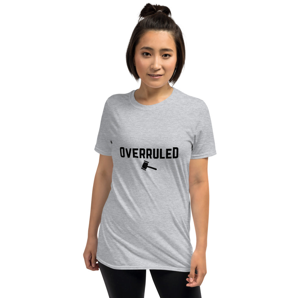Attorney T Shirt - Overruled Black - Premium Unisex Short Sleeve Shirt - The Legal Boutique