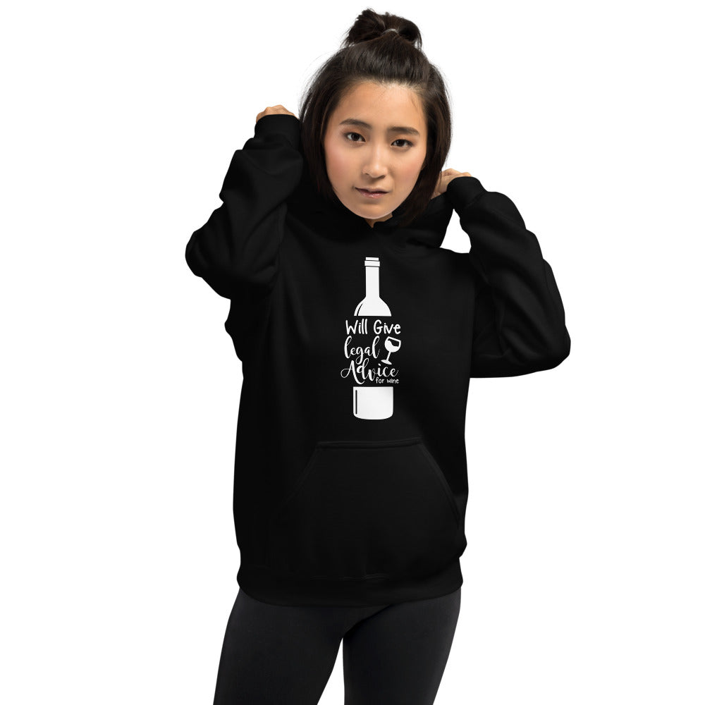 Attorney Gift Sweater - Legal Advice for Wine White - Unisex Hoodie Sweatshirt - The Legal Boutique