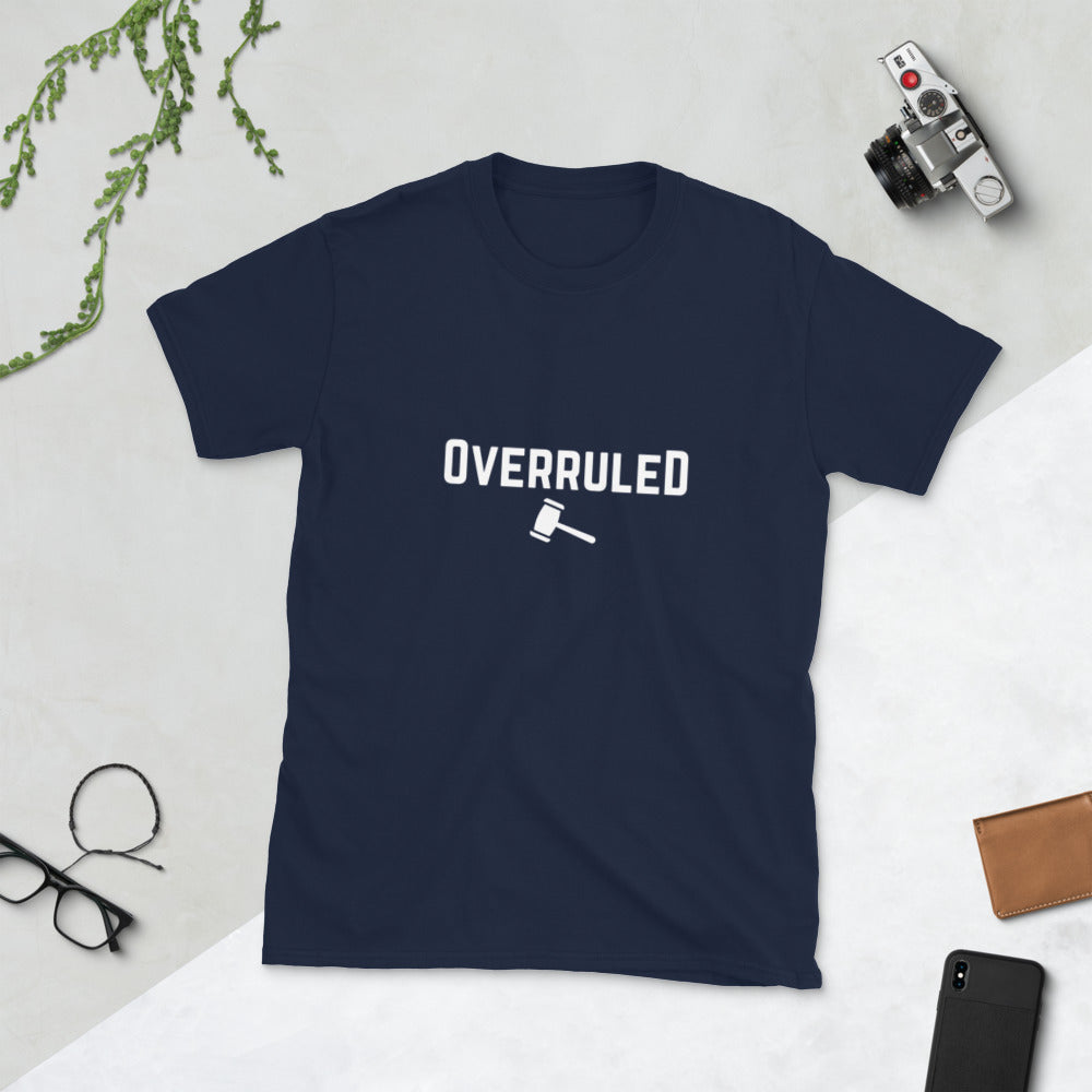 Lawyer T Shirt - Overruled White - Premium Unisex Short Sleeve Shirt - The Legal Boutique