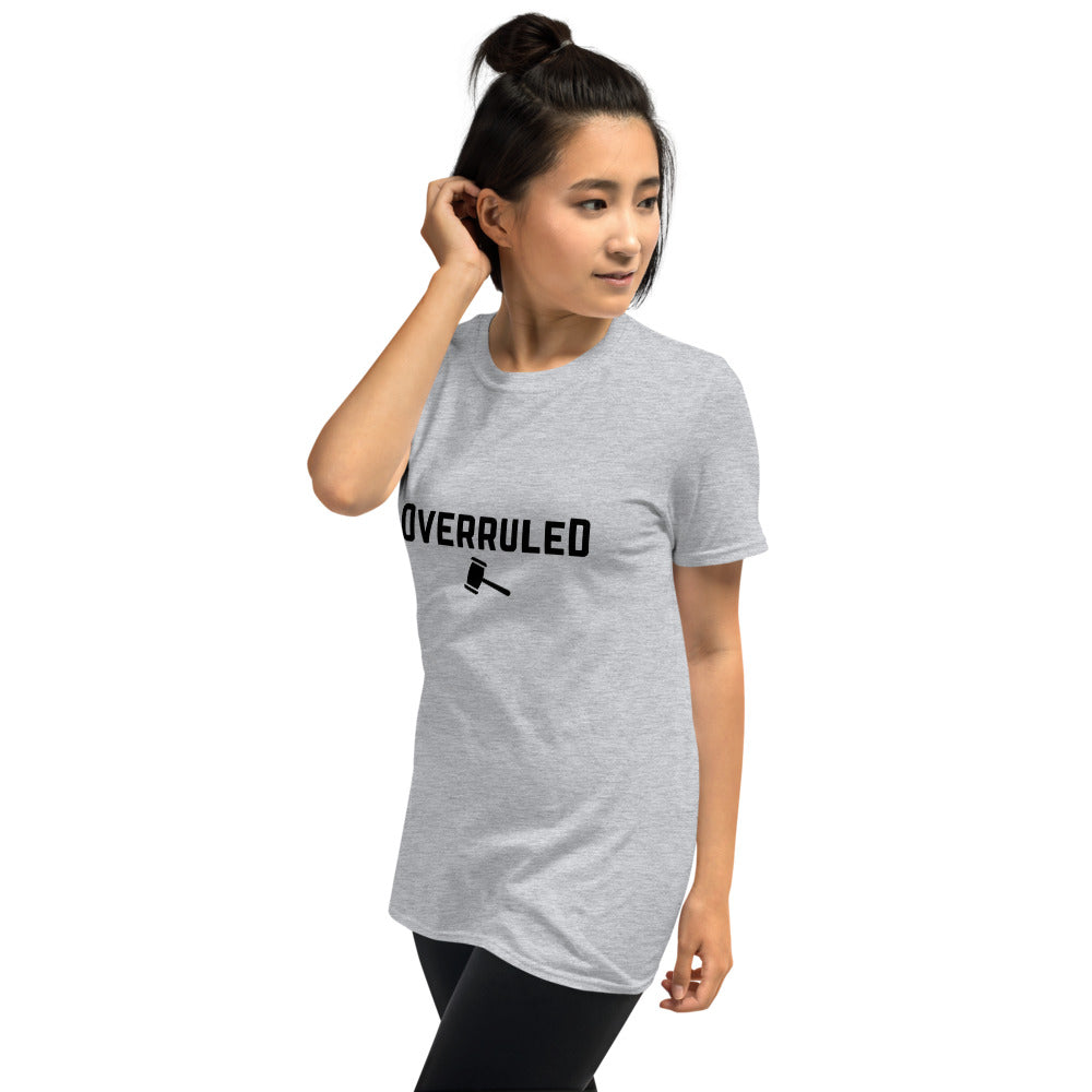 Attorney T Shirt - Overruled Black - Premium Unisex Short Sleeve Shirt - The Legal Boutique