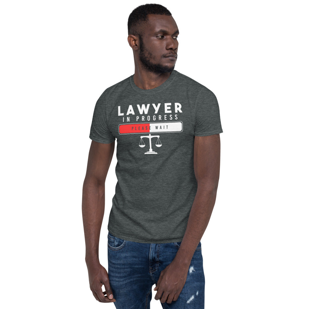 Law School T Shirt - Lawyer In Progress - Unisex Short Sleeve Shirt - The Legal Boutique