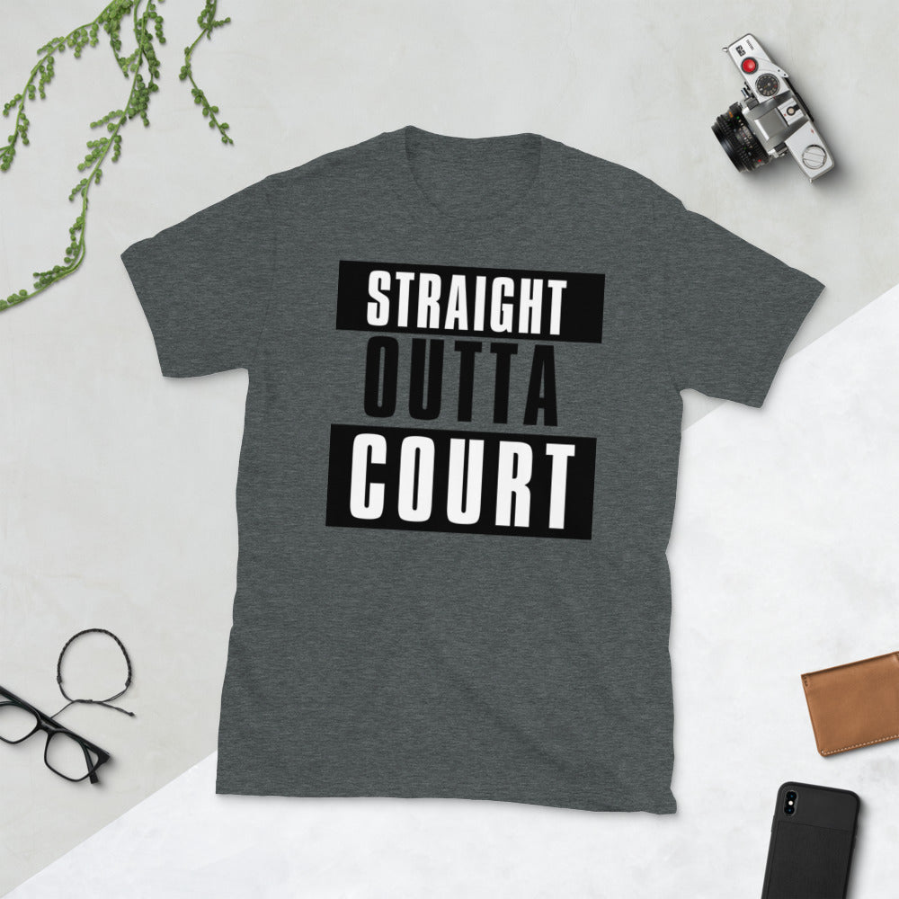 Attorney T Shirt Gift - Straight Outta Court - Premium Unisex Short Sleeve Shirt - The Legal Boutique