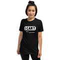 Law School T Shirt - I Can't - Premium Unisex Short Sleeve Shirt - The Legal Boutique