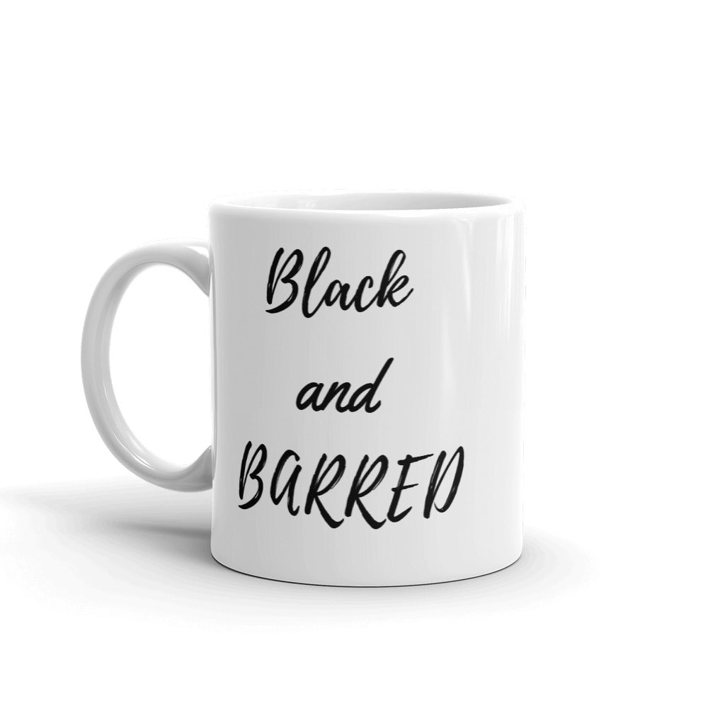 Lawyer Gift Mug - Black and Barred - Ceramic Coffee Mug - The Legal Boutique