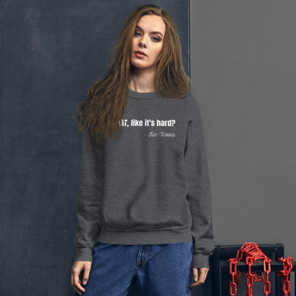 Lawyer Sweater - Elle Woods Legally Blonde - Unisex Long Sleeve Pull Over - The Legal Boutique