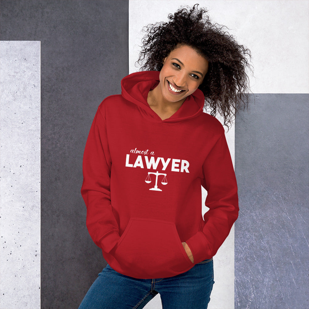 Law School Gift Hoodie - Almost A Lawyer - Premium Unisex Sweatshirt - The Legal Boutique